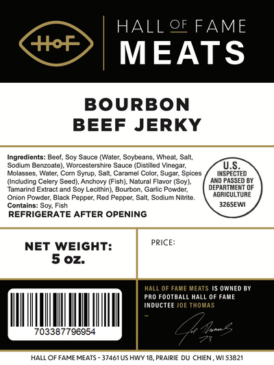 Bourbon Beef Jerky